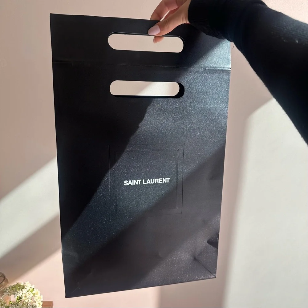 Saint Laurent Sleek Black Shopping bag